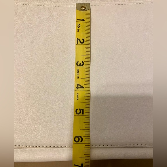 CROMIA Pure White Leather BAG PURSE SATCHEL - Brand NEW - GORGEOUS *TAKE A LOOK* - Picture 14 of 16